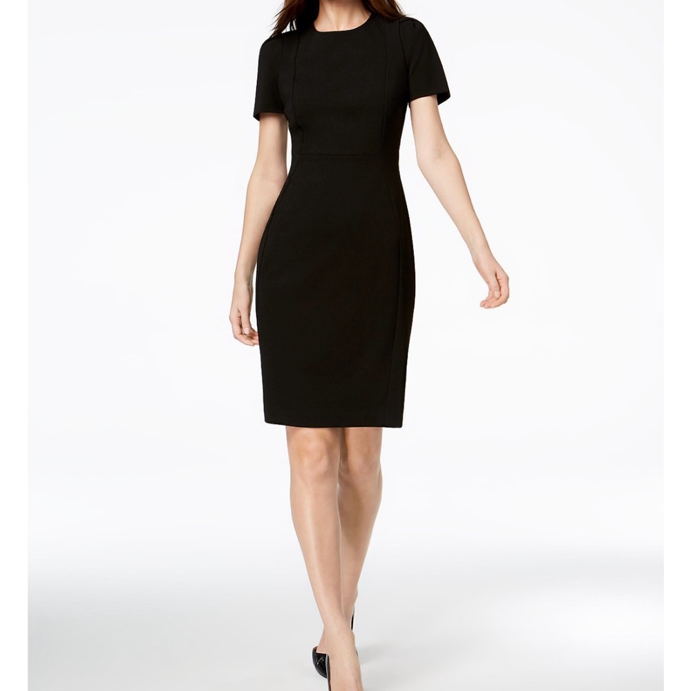 Black Scuba Dress Calvin Klein                      Size 10